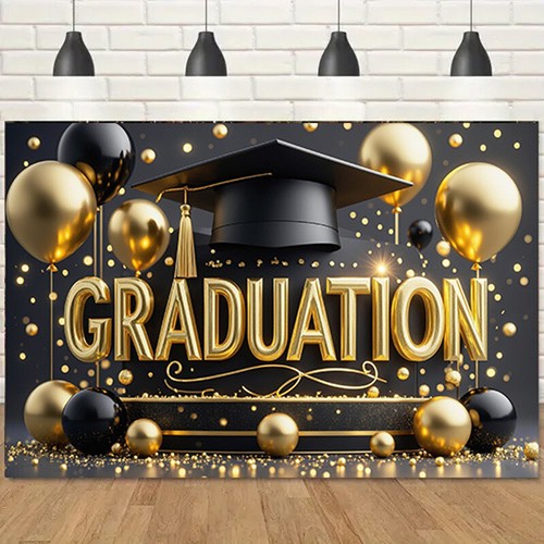 Striscione laurea 5x3ft 7x5ft