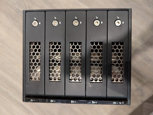 Icy box 545ssk backplane 5x - box, ib-545ssk