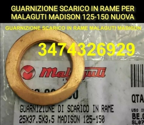 Guarnizione scarico rame - guarnizione,