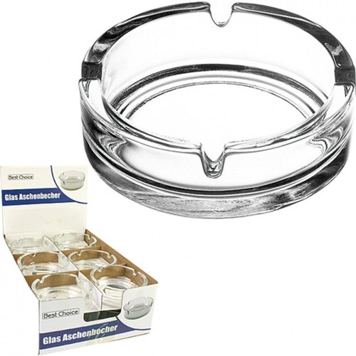 Cendrier verre rond - cendrier, en