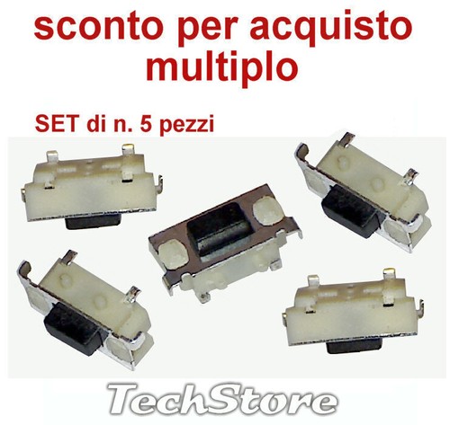 Set micro pulsanti pcb smd - 5,