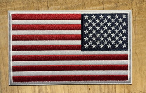 Patch bandiera americana x - 5",